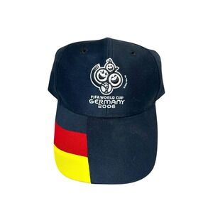 Authentic Vintage FIFA World Cup Germany 2006 Official Cap Black NWT‎ Adjustable
